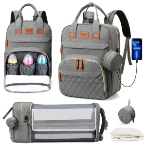 Bag Backpack Foldable Baby Bed